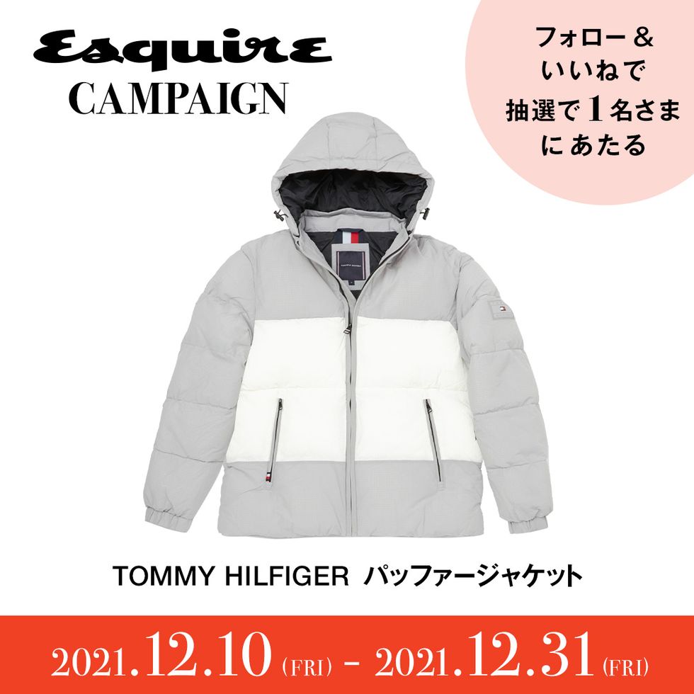 「tommy hilfiger」のパッファージャケット