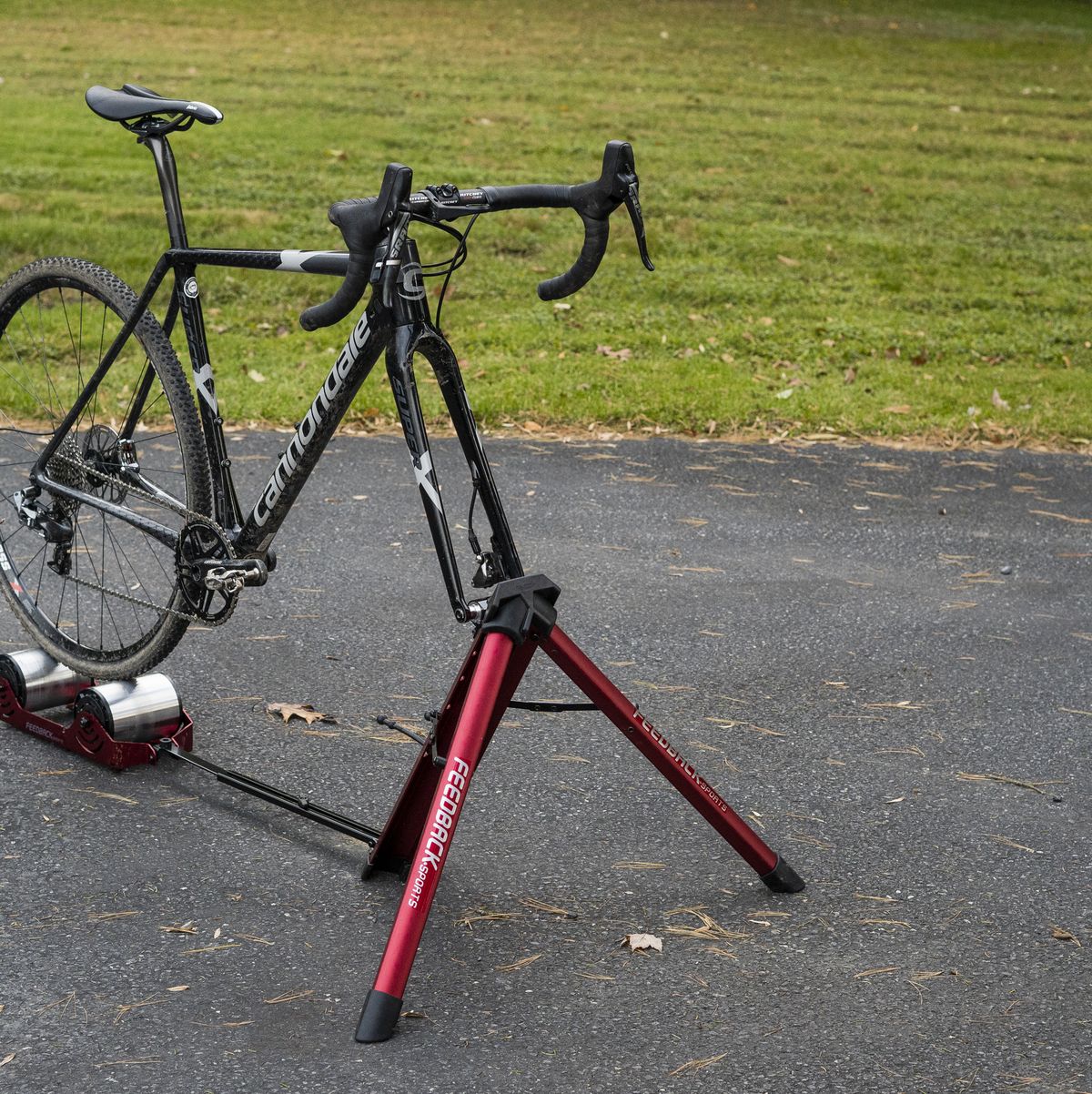 Omnium Over-Drive Lightweight, Portable Bike Trainer - Feedback Sports