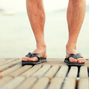 feet of man