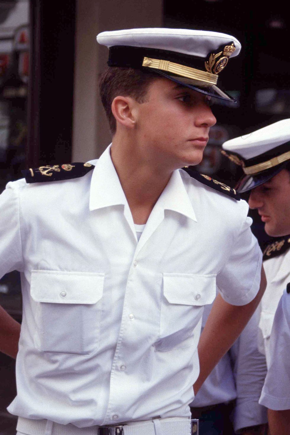 felipe vi en marin en 1986