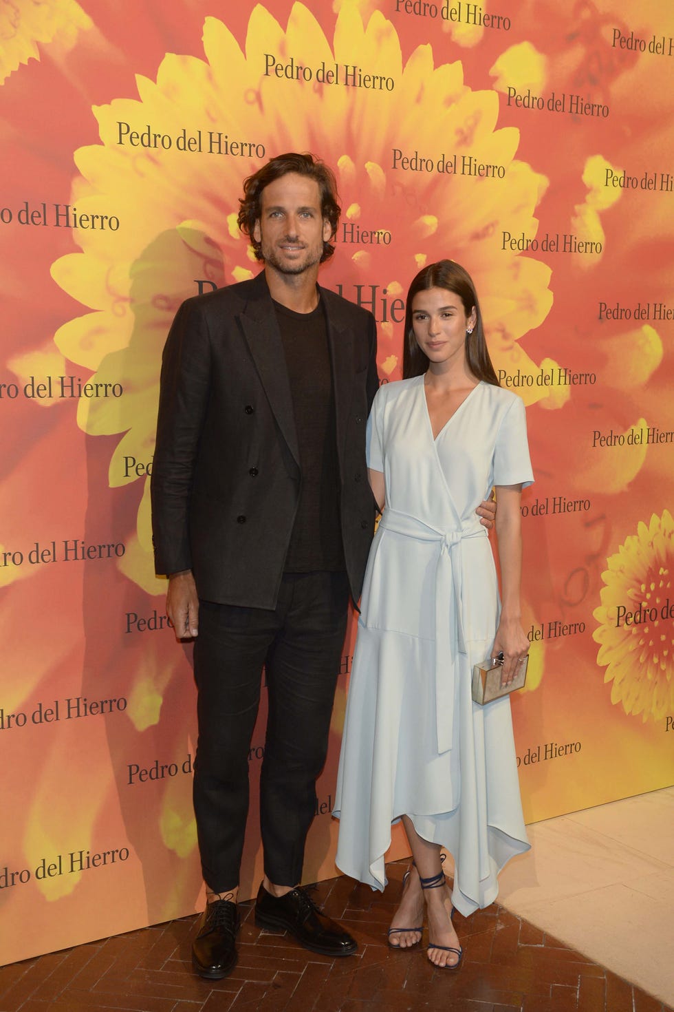 feliciano lópez y sandra gago en la mbfw