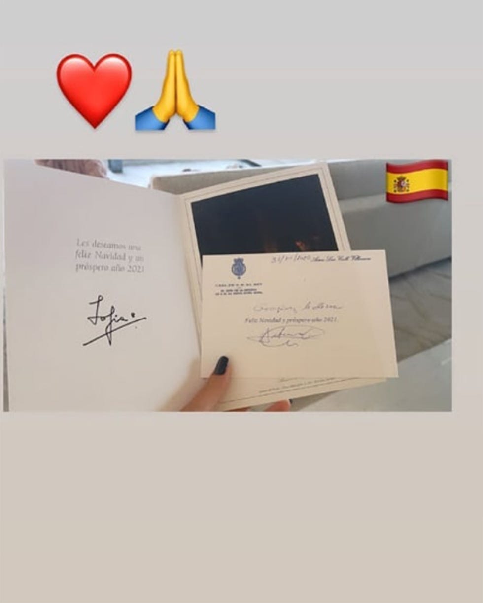felicitación de la reina sofía a georgina