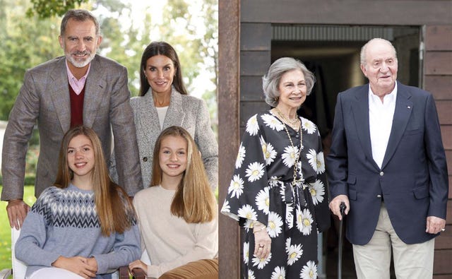 Las felicitaciones navideñas de la Familia Real Española
