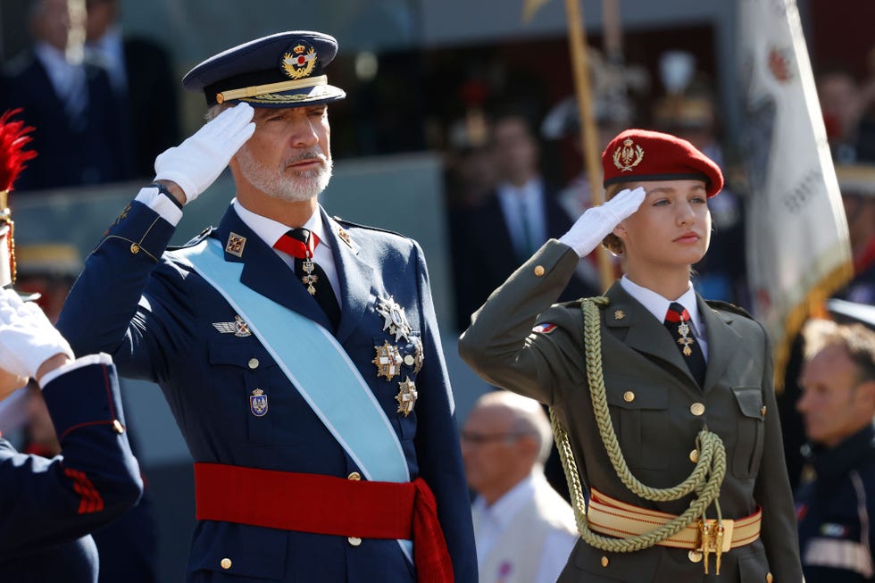 a man in uniform with a man in a uniform