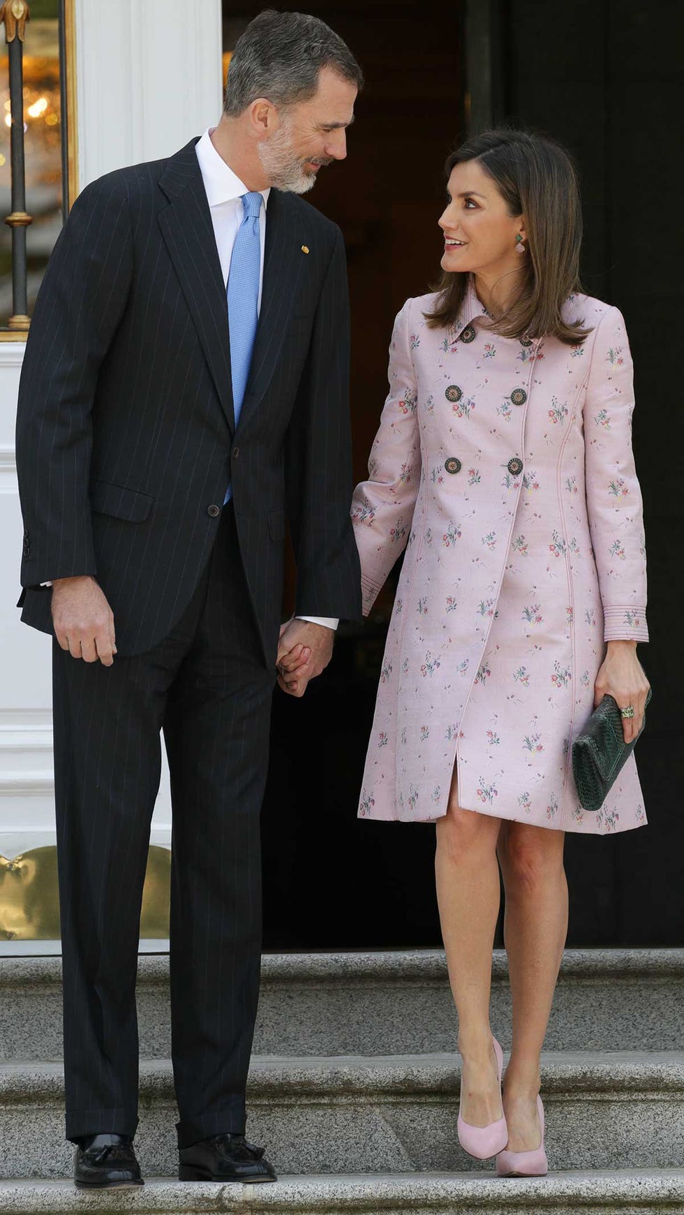 felipe y letizia en el palacio de la zarzuela