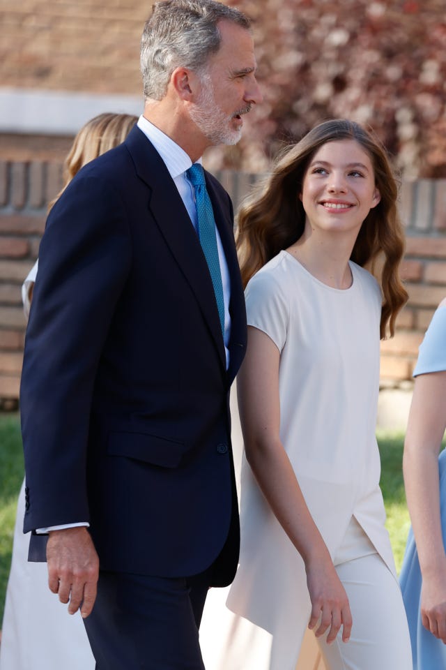 rey felipe e infanta sofía