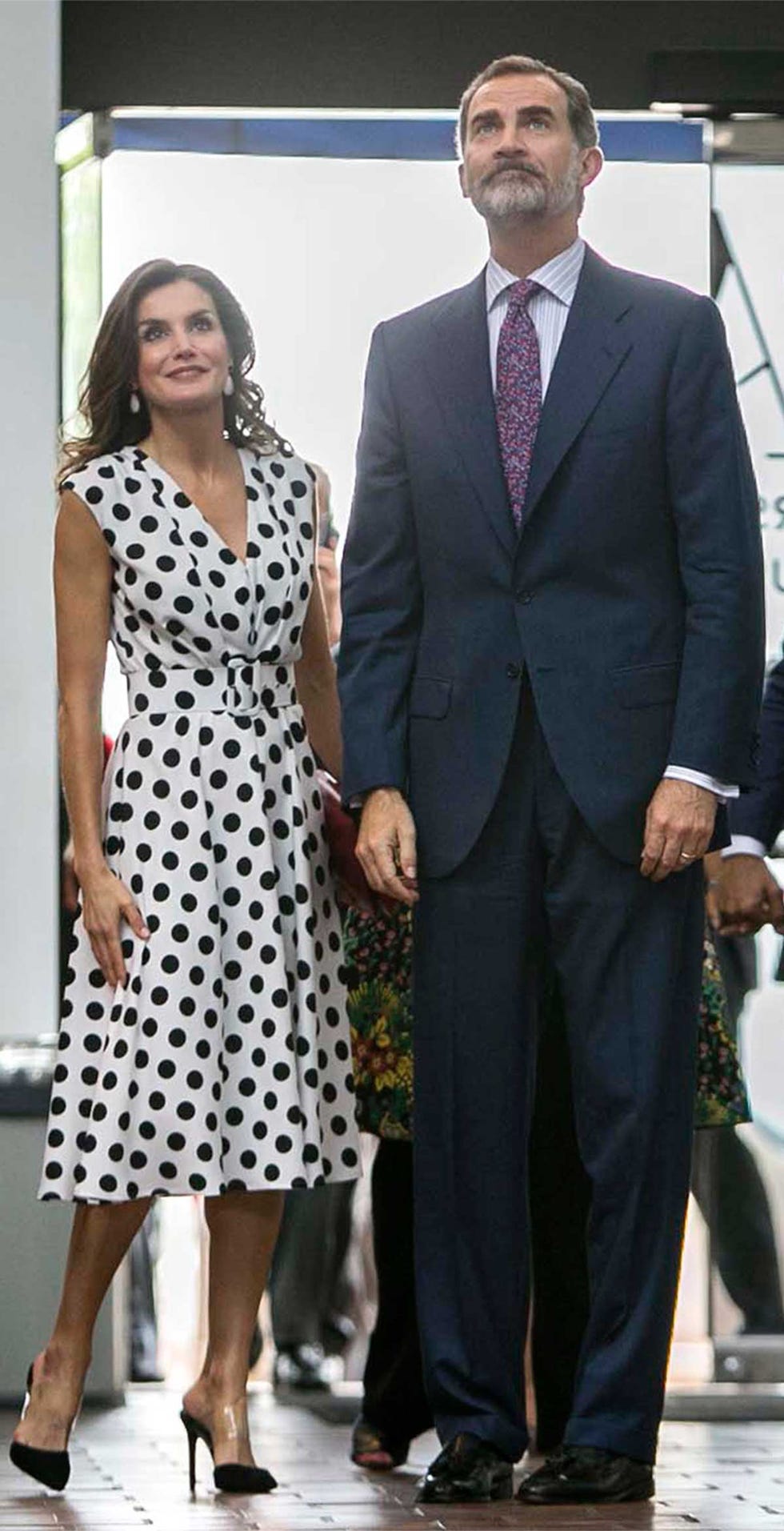 Felipe y Letizia, de lunares, en San Antonio, Estados Unidos