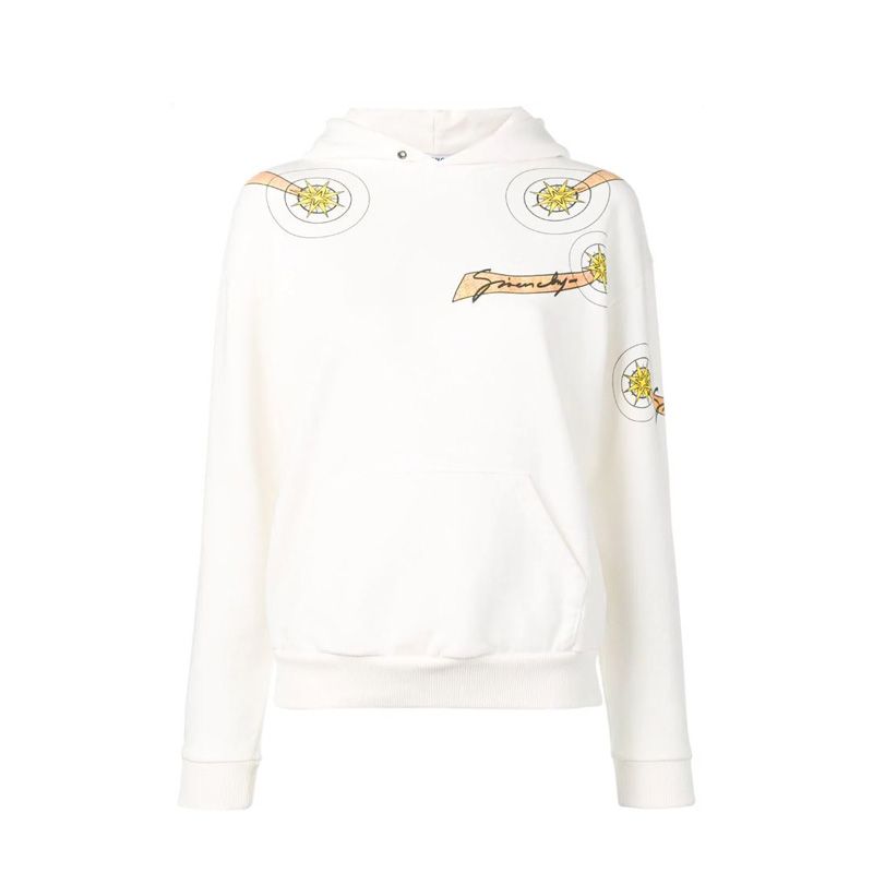 White, Clothing, Sleeve, Outerwear, Long-sleeved t-shirt, Yellow, Collar, T-shirt, Sweater, Neck, 