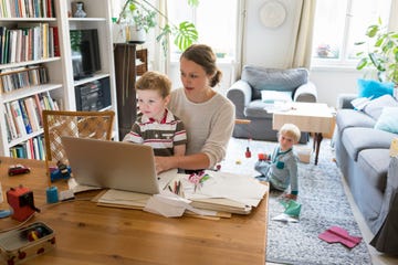 Cómo teletrabajar con niños