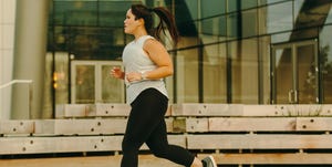 female runner in seattle