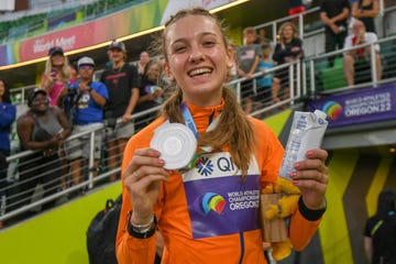 femke bol op de wk in eugene 2022