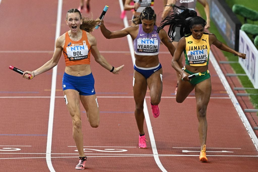 Femke Bol reina en Budapest con una remontada final imposible