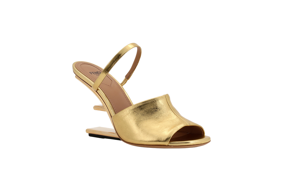 FENDI チェック柄 高ヒールサンダル FENDI チェック柄 高ヒールサンダル