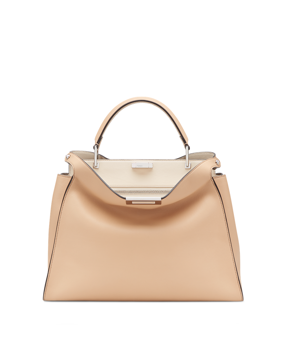 Handbag, Bag, Fashion accessory, Leather, Shoulder bag, Beige, Brown, Tan, Kelly bag, Material property, 