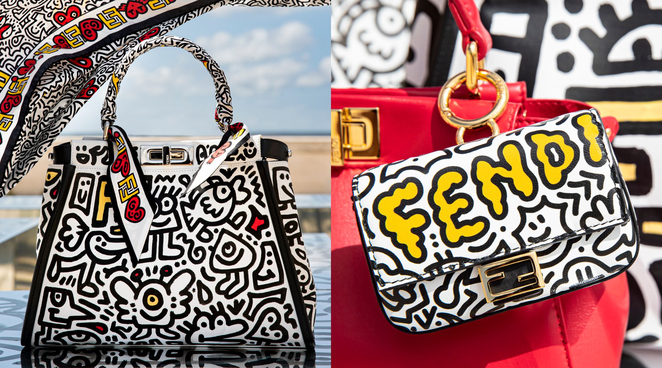 Fendi mr doodle outlet bag