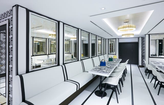 Fendi Caffe interior in Harrods