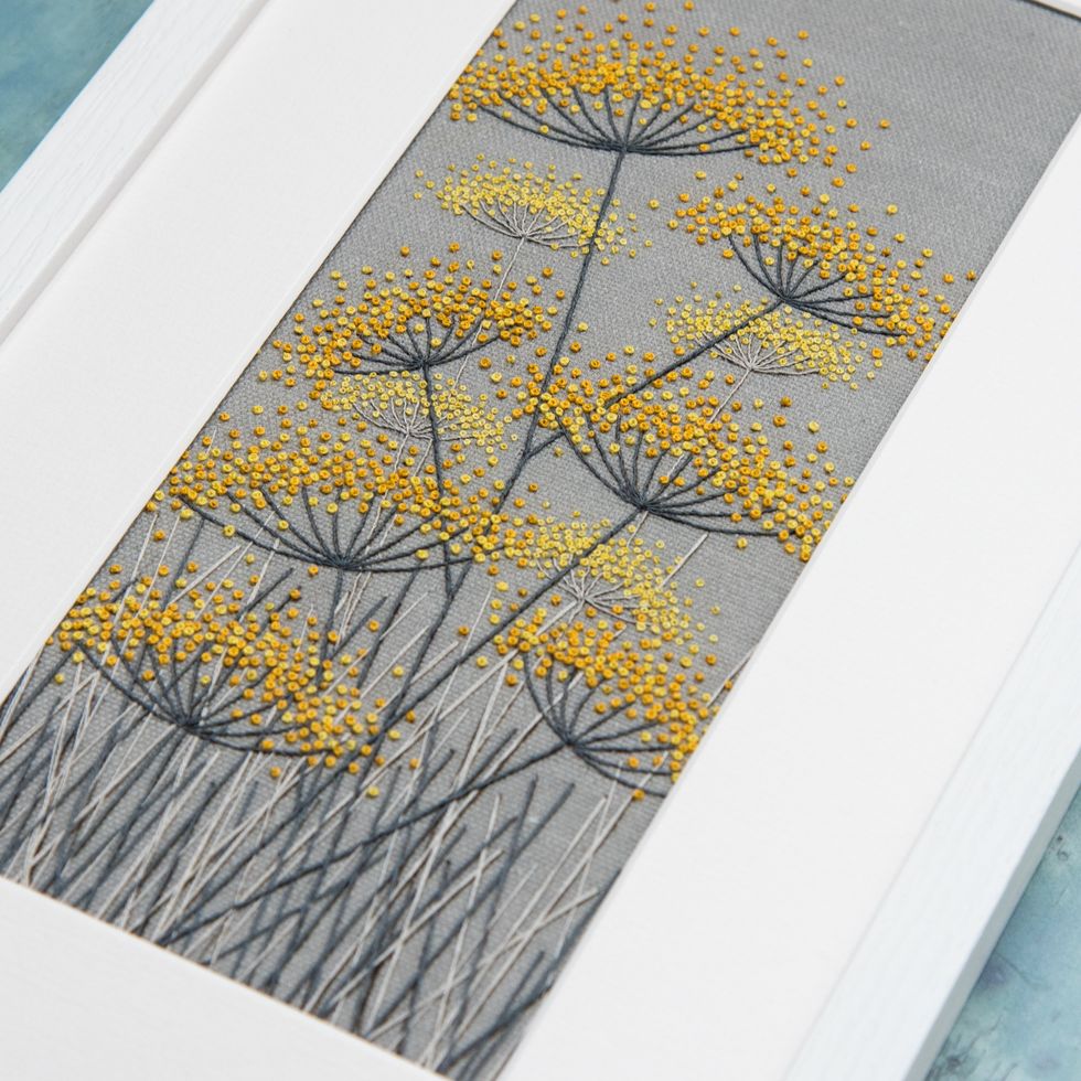 fennel hand embroidery kit