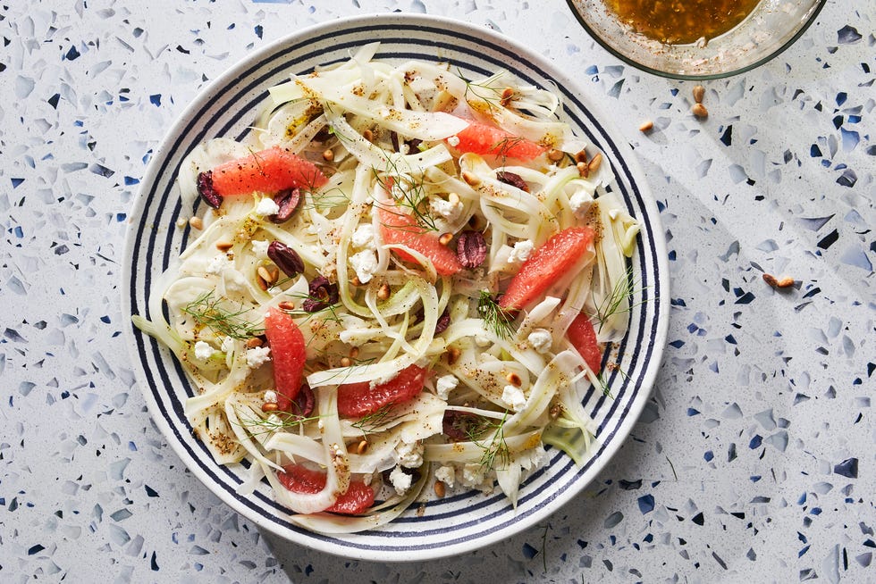 fennel salad with grapefruit and goat cheese