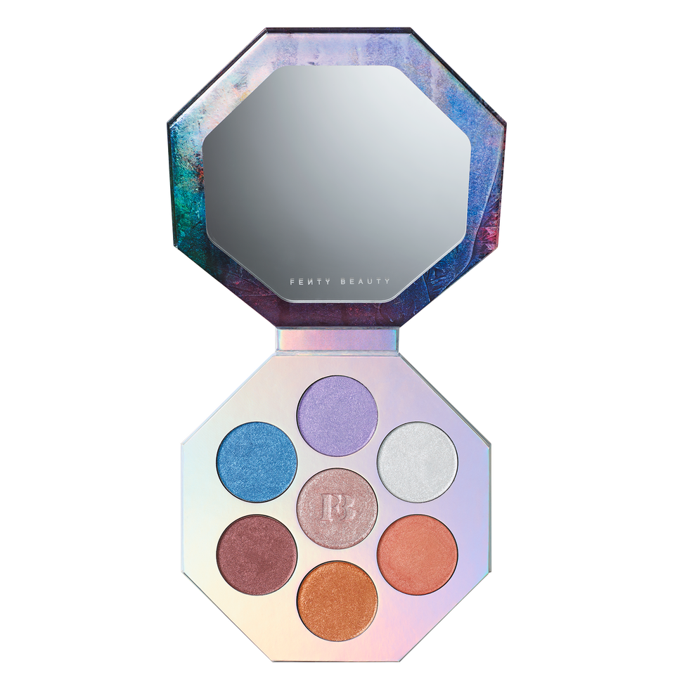 Eye shadow, Eye, Cosmetics, Beauty, Product, Turquoise, Face powder, Powder, Material property, Electric blue, 