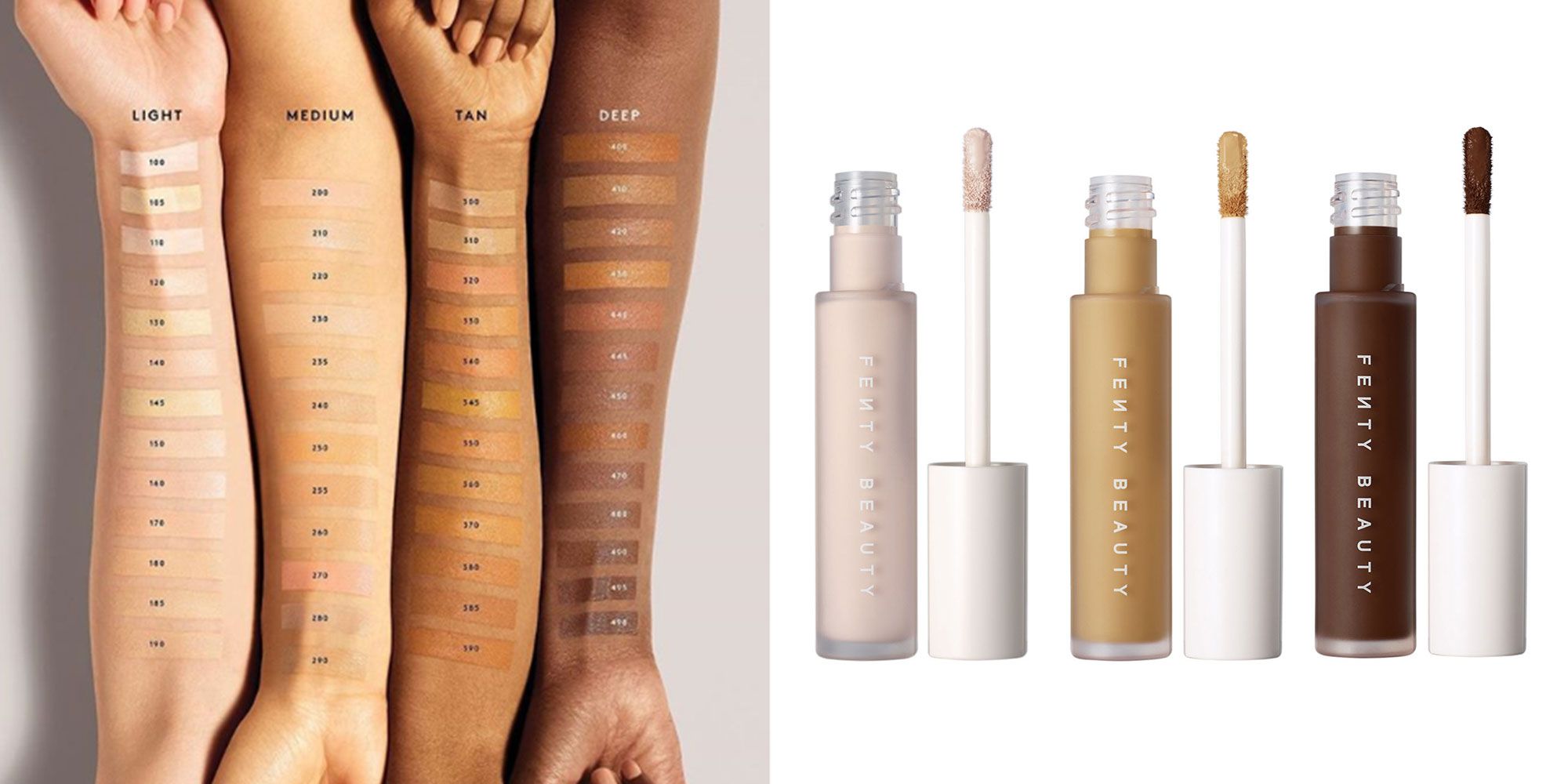 zone flydende Tænke Fenty Beauty Launches New Pro Filt'r Concealers in 50 Shades