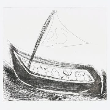 lawrence ferlinghetti, boat drawing lawrence ferlinghetti, boat drawing