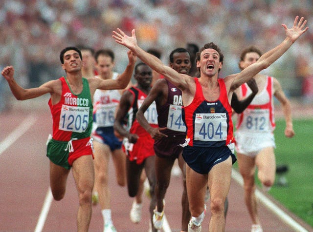 fermín cacho gana la final de los 1500 metros en los juegos olímpicos de barcelona en el año 1992