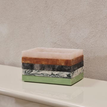 Mist by Ferm living a stack of resin trinket trays