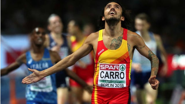 Fernando Carro, plusmarquista español de obstáculos
