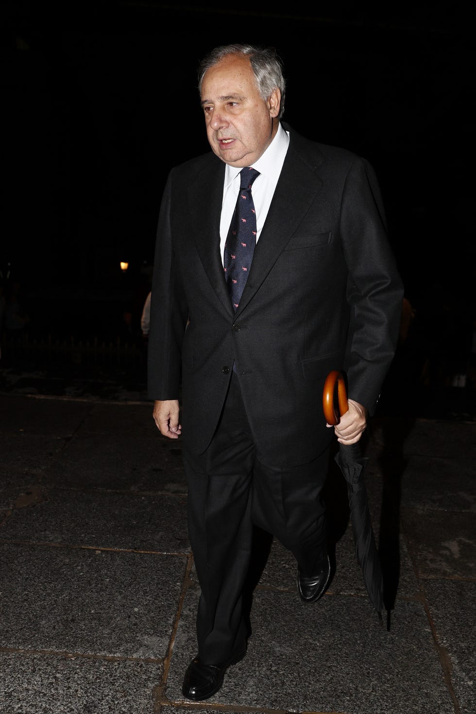 Fernando Martínez de Irujo en el funeral Germán López Madrid