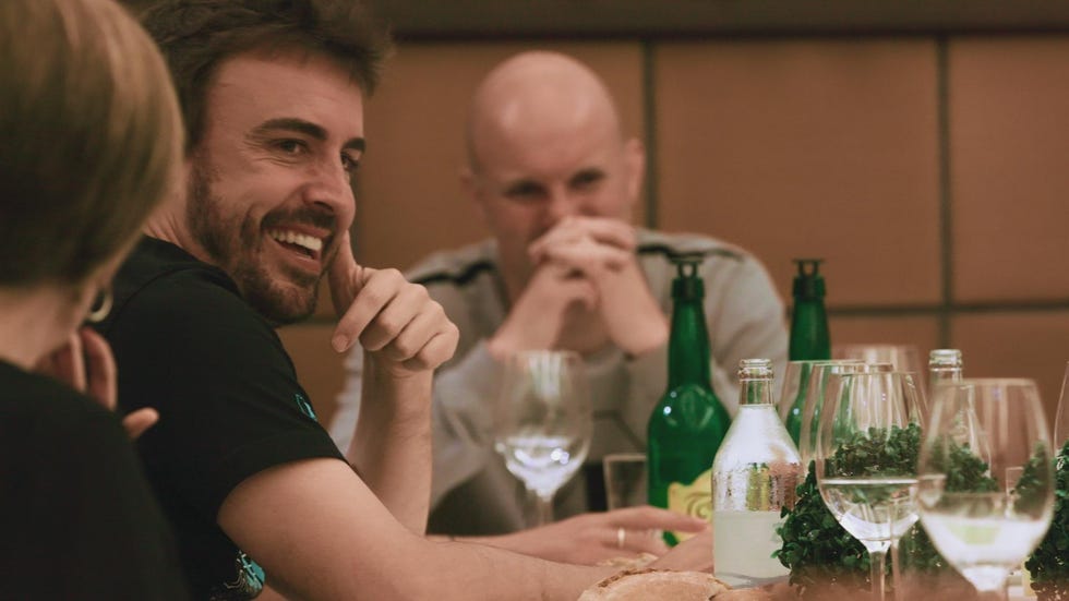 fernando alonso durante su documental