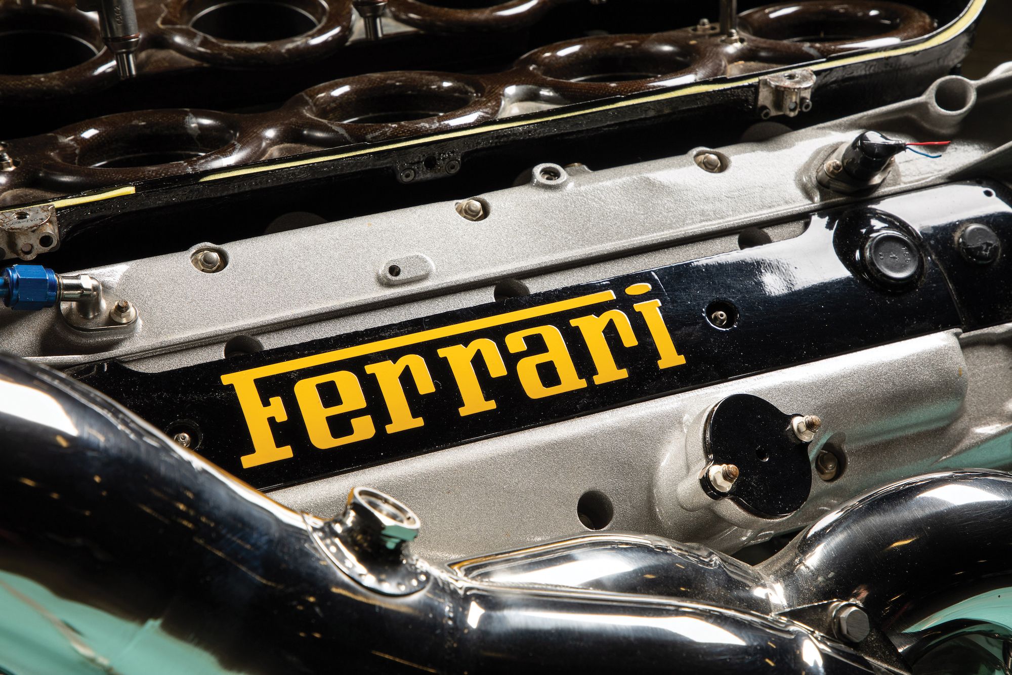 Pair of Ferrari V-10 Formula 1 Engines for Sale Right Now