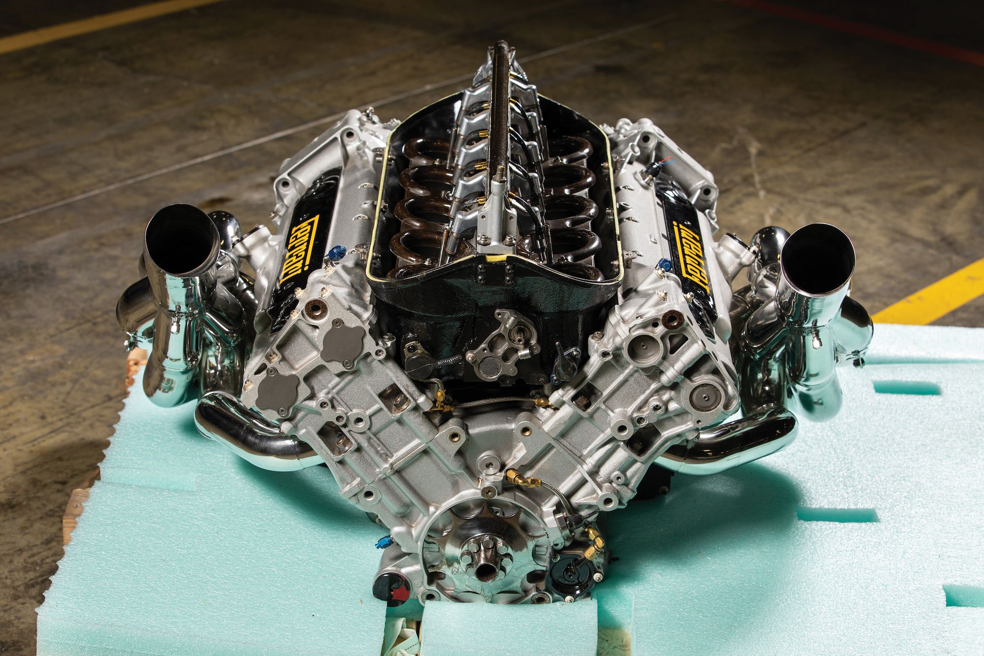 Pair of Ferrari V-10 Formula 1 Engines for Sale Right Now