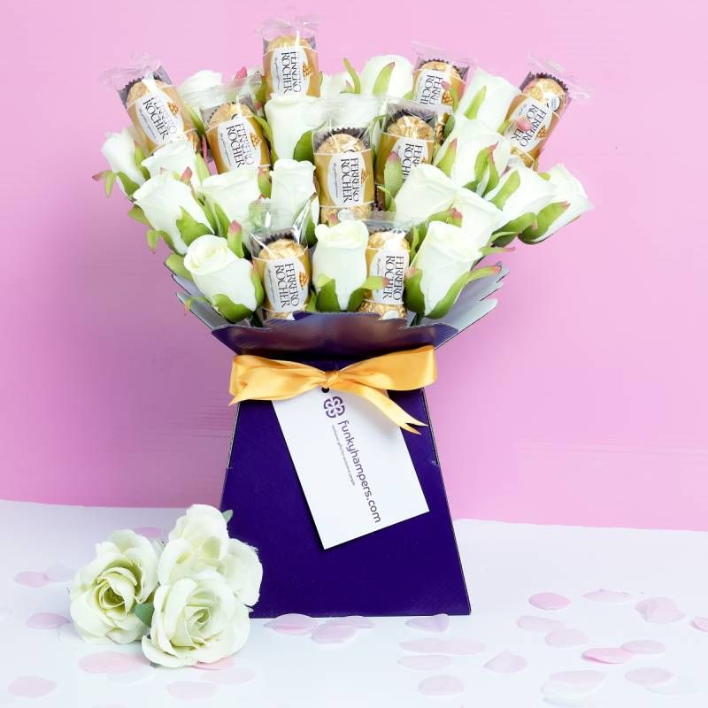 FERRERO ROCHER BOUQUET  Are you a fan of FLOWER BOUQUETS or