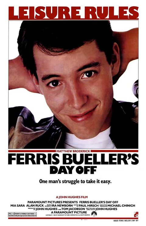 spring movies ferris bueller's day off