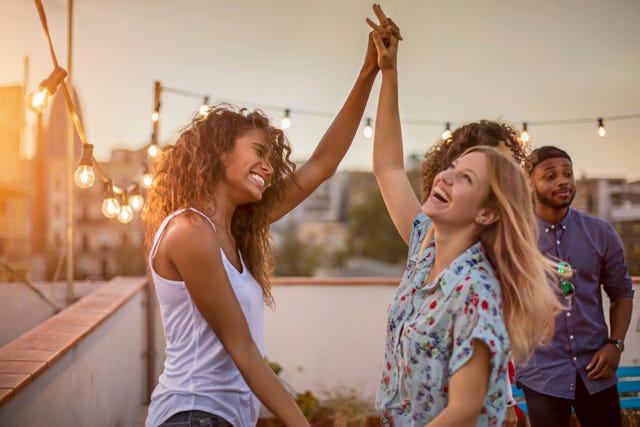 festival de música en una terraza