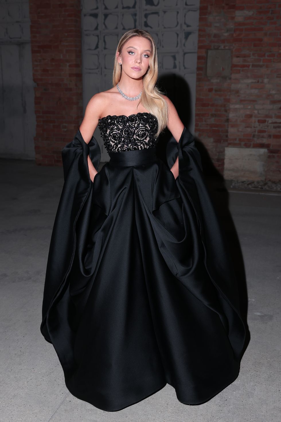 Venice, Italy, September 2 Sydney Sweeney visits Giorgio Armani one evening in Venice, September 2, 2023, Venice, Italy, photo by jacopo raulegetty images