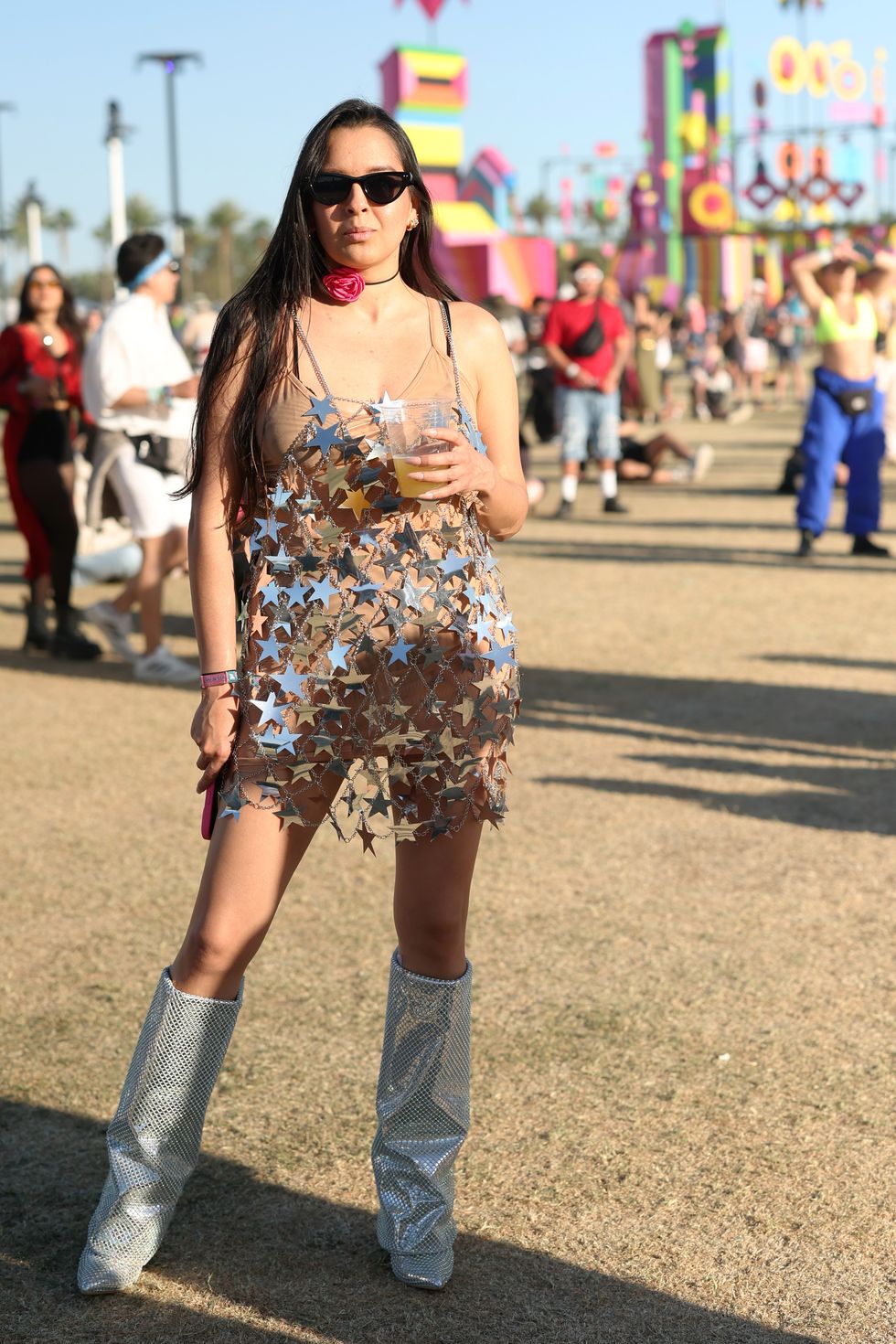 street style at the 2024 coachella valley music and arts festival weekend 1
