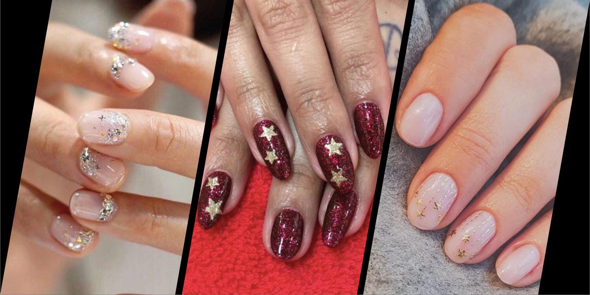 Chic Christmas nail art designs - Festive nail art ideas