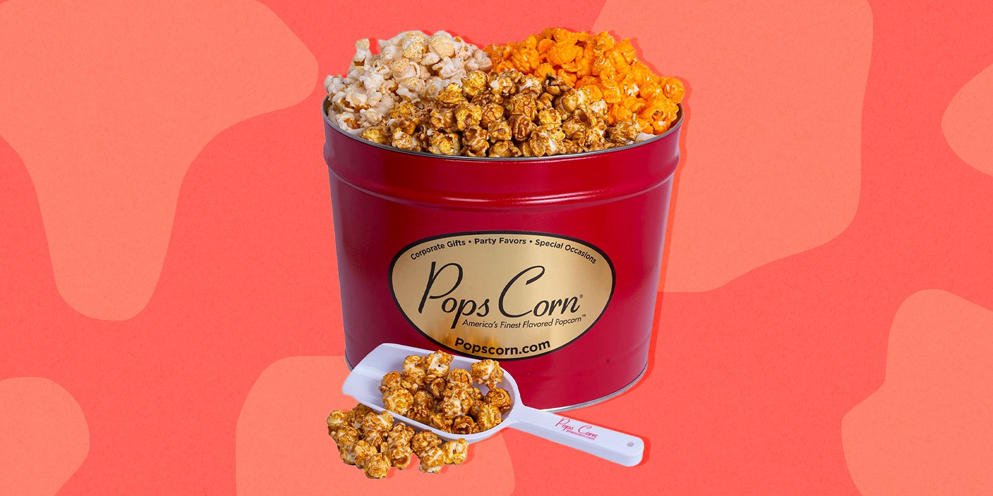 Tin popcorn clearance containers