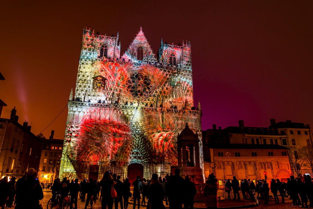 Festival holidays - La Fête des Lumières à Lyon