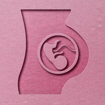 fetus paper on pink