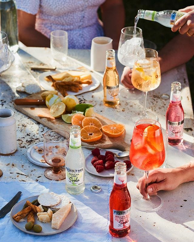 fever tree soda water