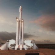 SpaceX Falcon Heavy animation