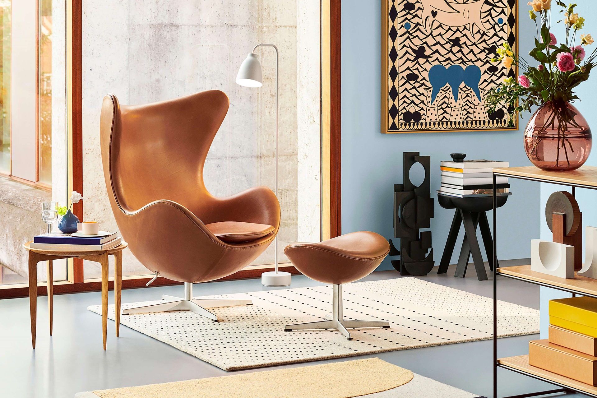 Learn All About Arne Jacobsen's Iconic Midcentury Egg Chair