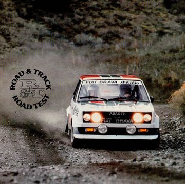 fiat brava abarth rally car 1980