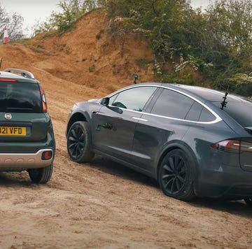 fiat panda y tesla model x