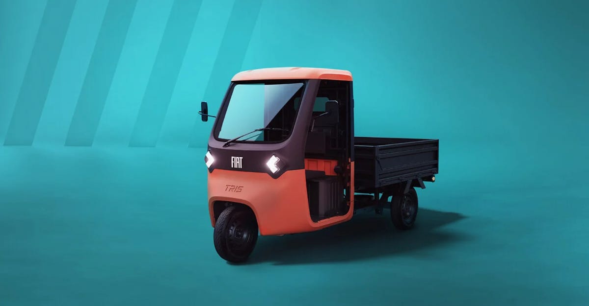 Fiat Shows Off the Cutest EV Trucklet Ever in Its Foray into Micromobility