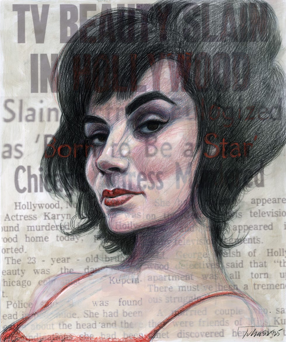 illustration of karyn kupcinet