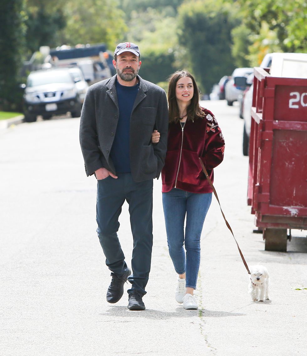 los angeles, ca   march 28 ben affleck and ana de armas are seen on march 28, 2020 in los angeles, california  photo by bg004bauer griffingc images