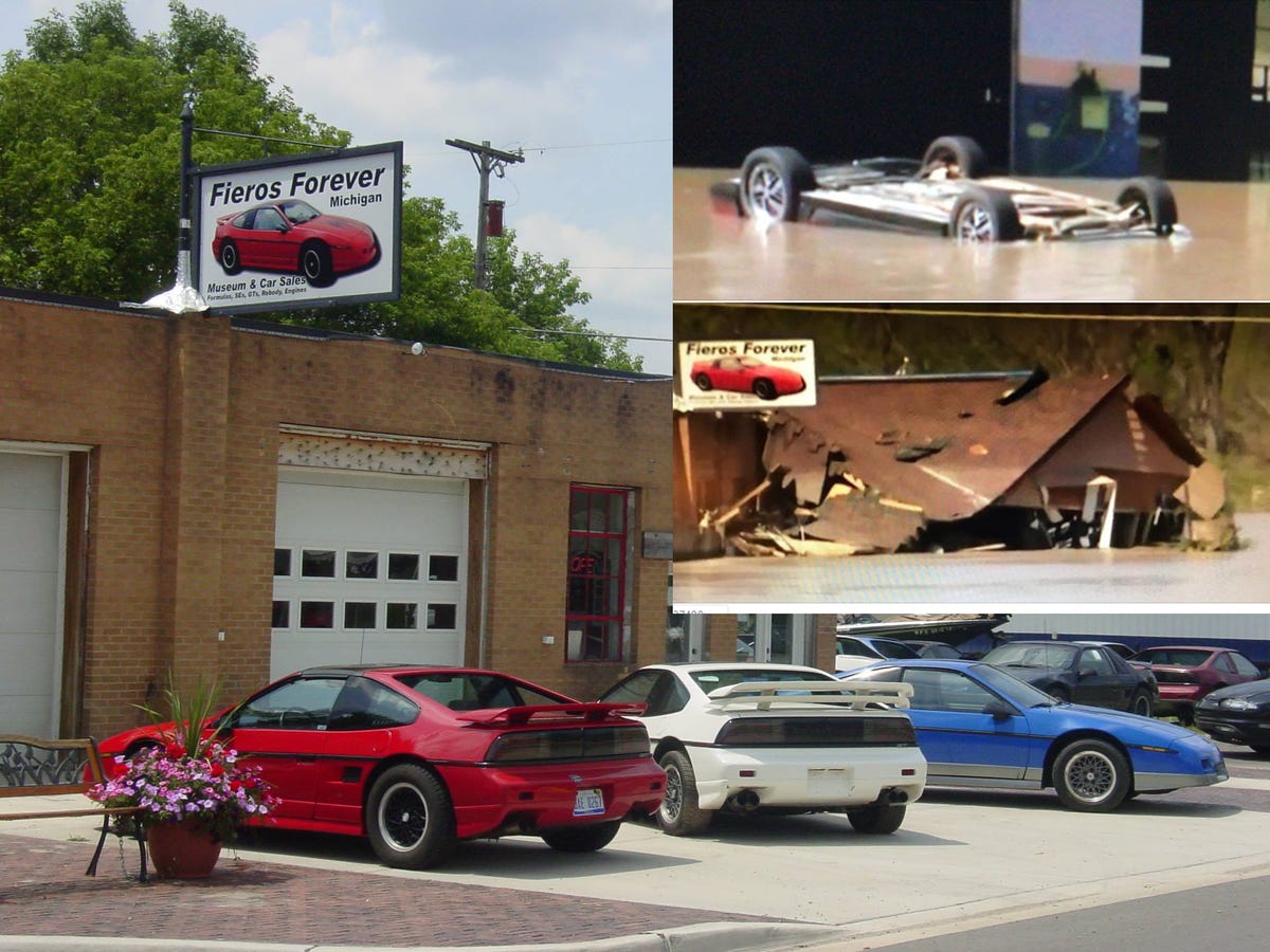 Man's Pontiac Fiero collection destroyed in mid-Michigan flooding